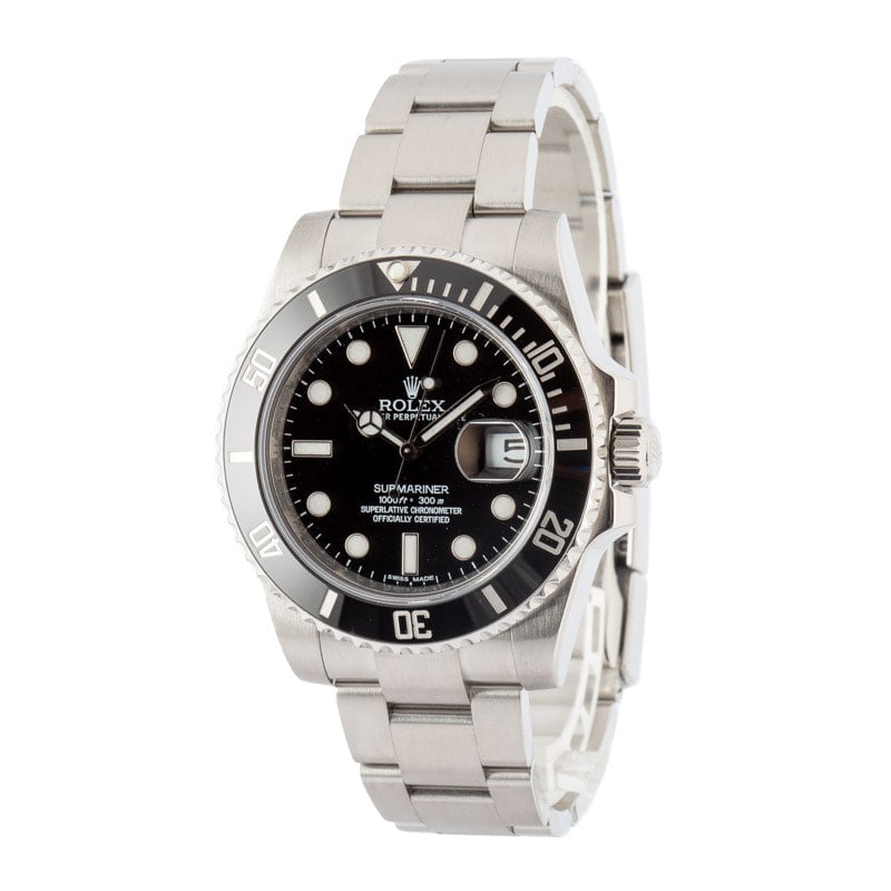 Buy Used Rolex Submariner 116610 | Bob's Watches - Sku: 185822