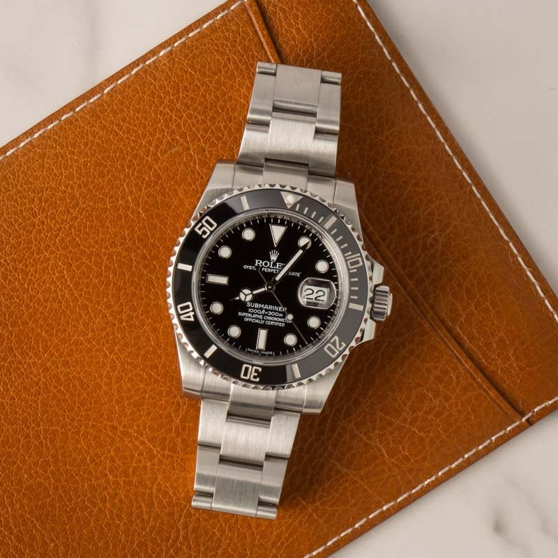 Rolex Submariner 116610 Ceramic Black Bezel