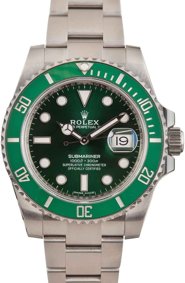Rolex Submariner Hulk Green Dial Men's Luxury Watch M116610LV