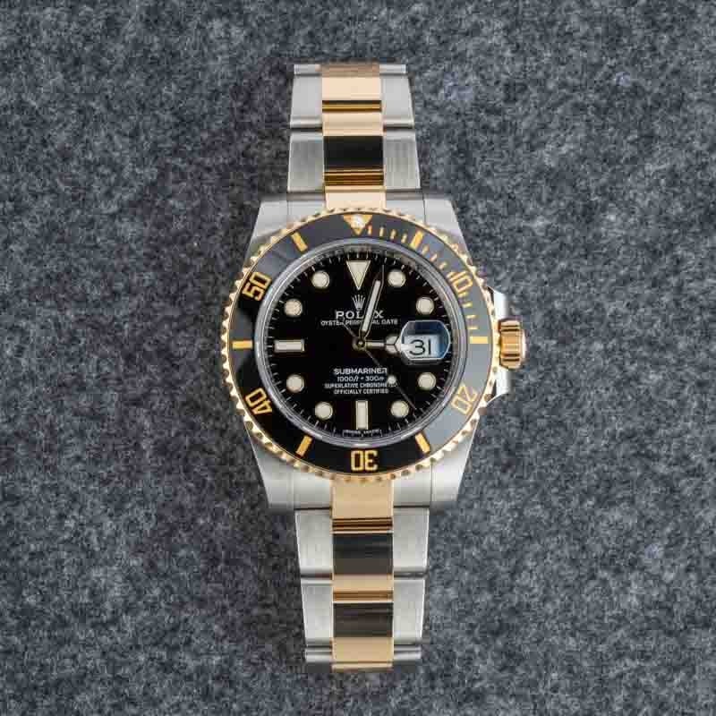 Pre-owned Rolex Submariner Ref 116613 Black