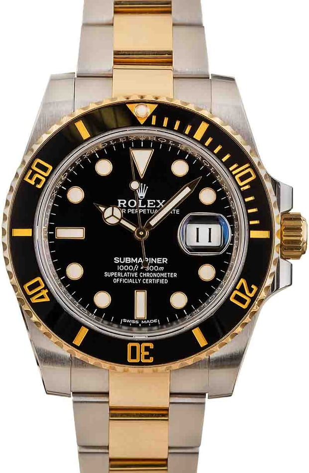 meditation Faderlig annoncere Buy Used Rolex Submariner 116613 | Bob's Watches - Sku: 157080