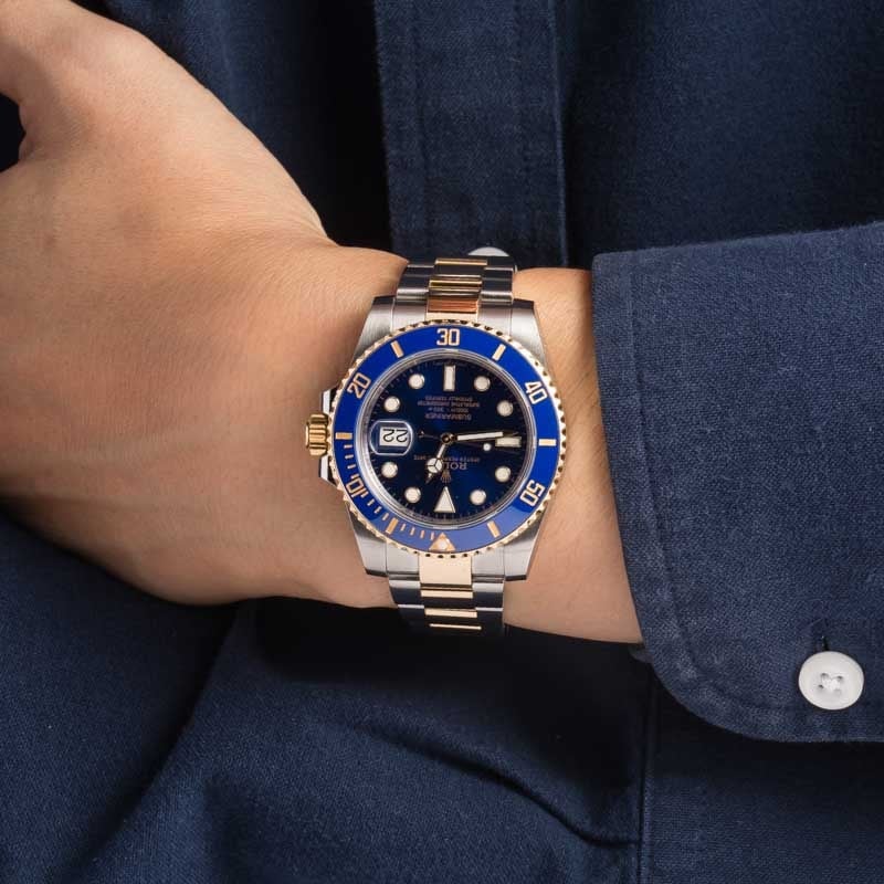 Rolex Submariner Two Tone 116613LB Blue Dial