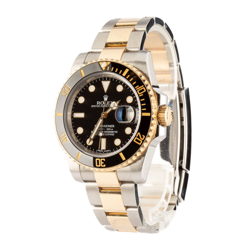 Rolex Submariner 116613 Black Chromalight Dial