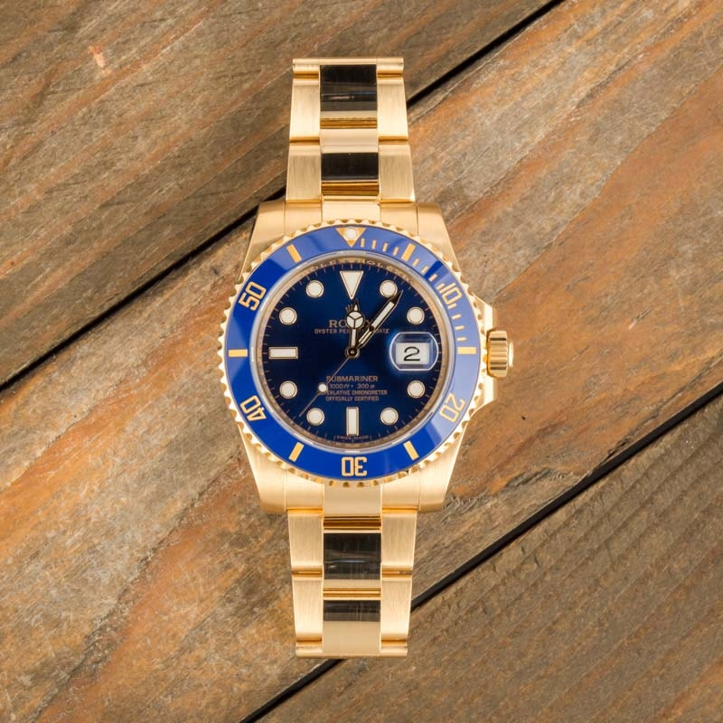 Rolex Submariner 116618 Blue Dial