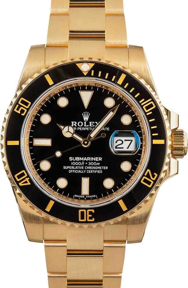 Buy Used Rolex Submariner 116618 Bob s Watches Sku 163050