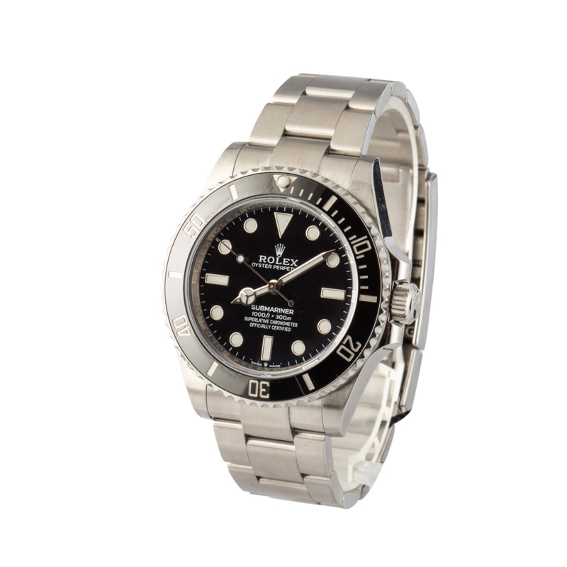 Buy Used Rolex Submariner 124060 Bob s Watches Sku 169452