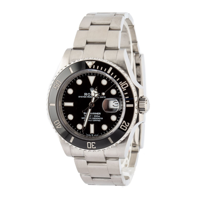 Mens Rolex Submariner 126610 Black Dial