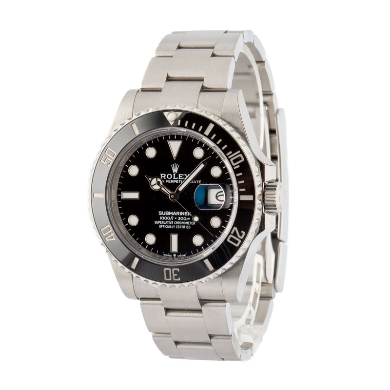 Rolex Submariner Ref 126610 Black Chromalight Dial