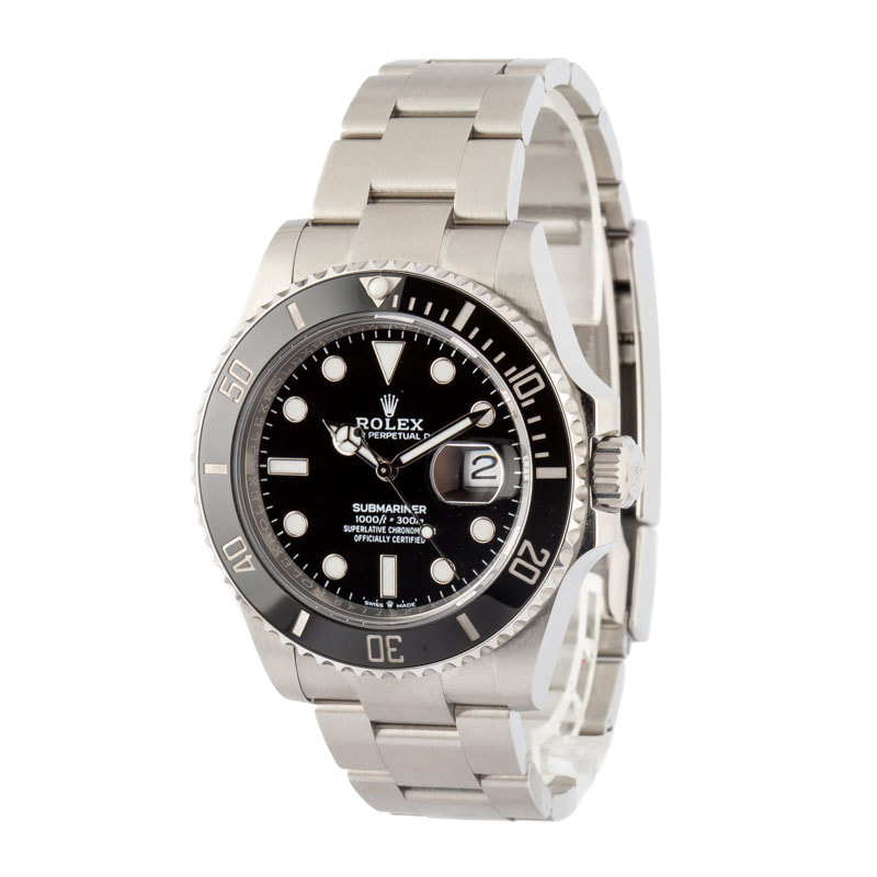 Pre-owned Rolex Submariner 126610 Black Dial