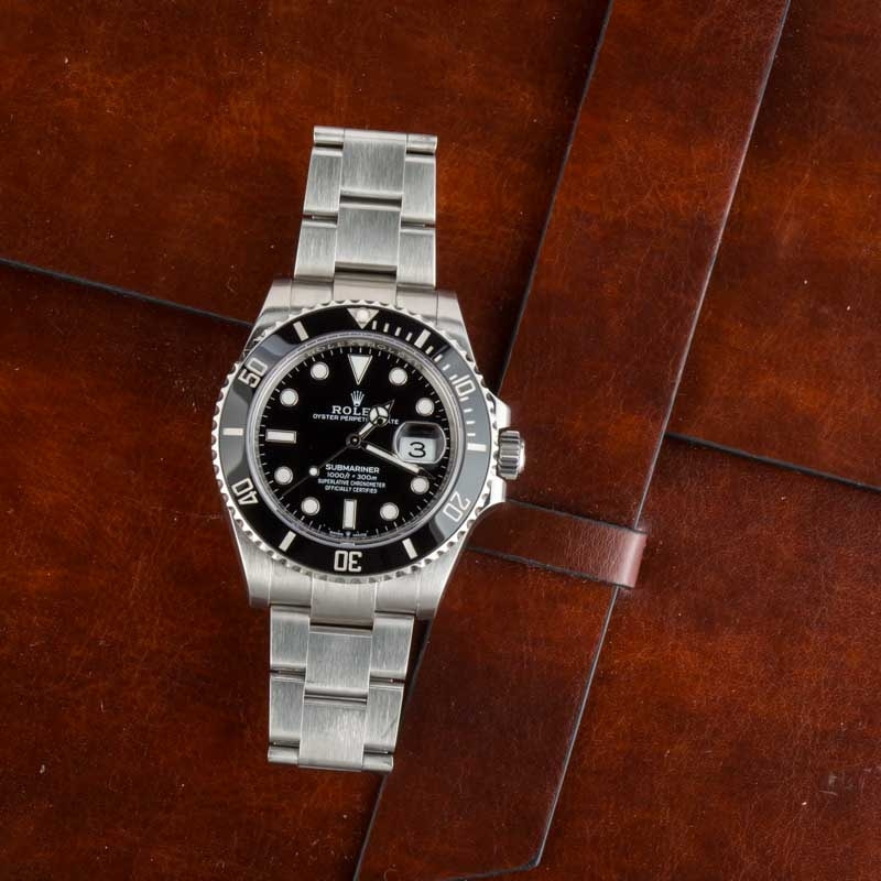 Mens Rolex Submariner 126610 Black Dial