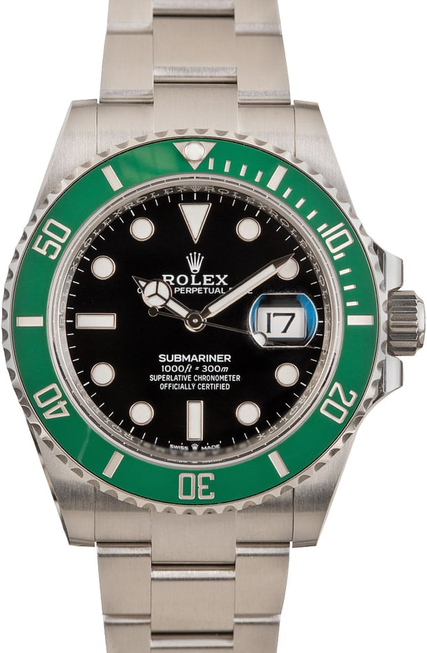 Rolex Submariner Stainless Steel The Starbucks - Kermit Black and Green Bezel (Ref#126610LV)