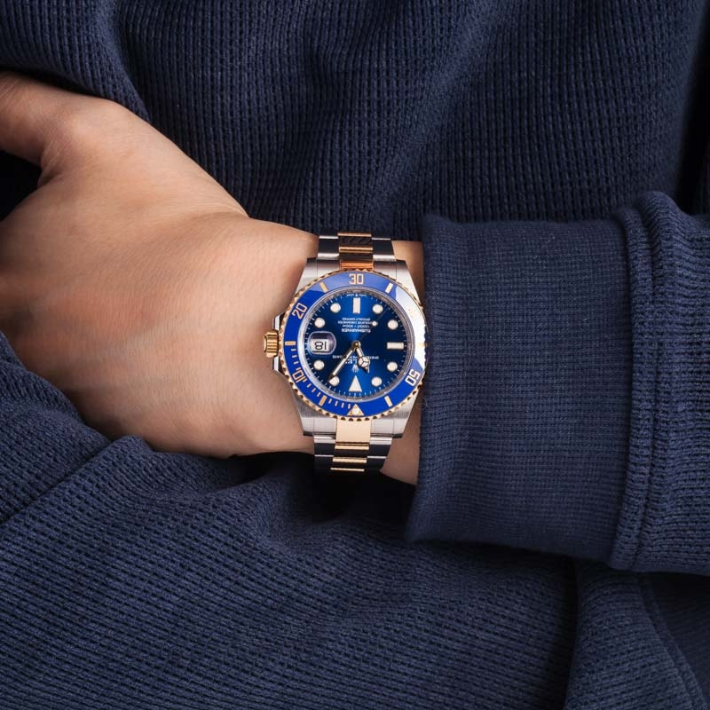 Mens Rolex Submariner 126613 Blue Dial