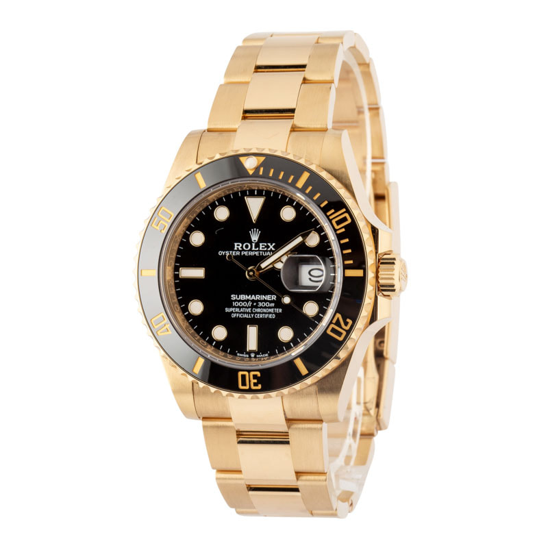 Rolex Submariner Yellow Gold 126618