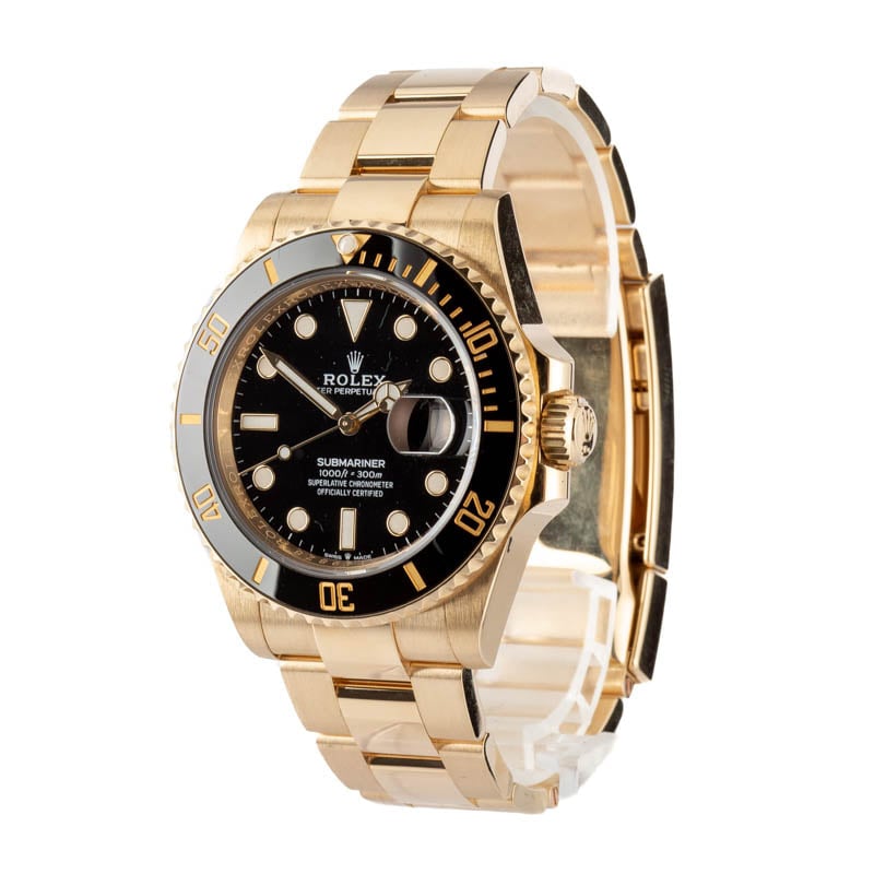 Rolex Submariner Yellow Gold 126618