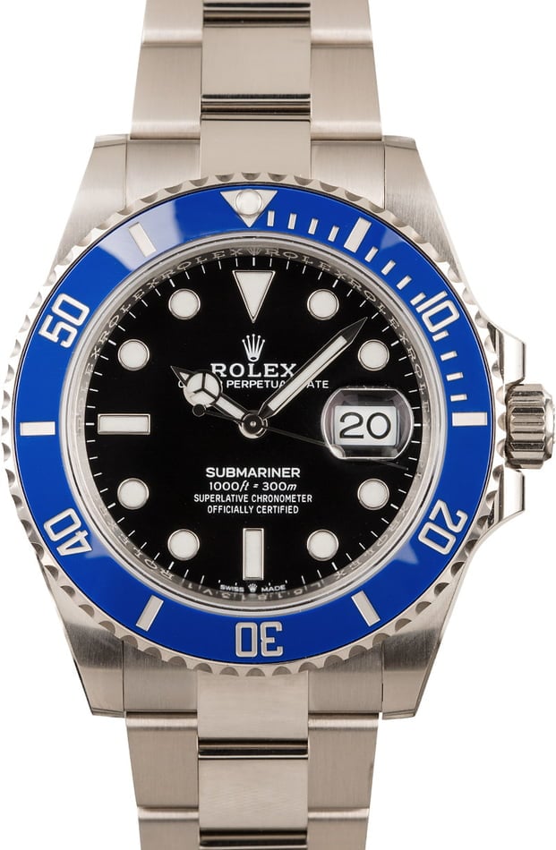 Rolex Pre-Owned | Rolex Submariner 126619LB - Blue Bezel - Black Dial - 2022