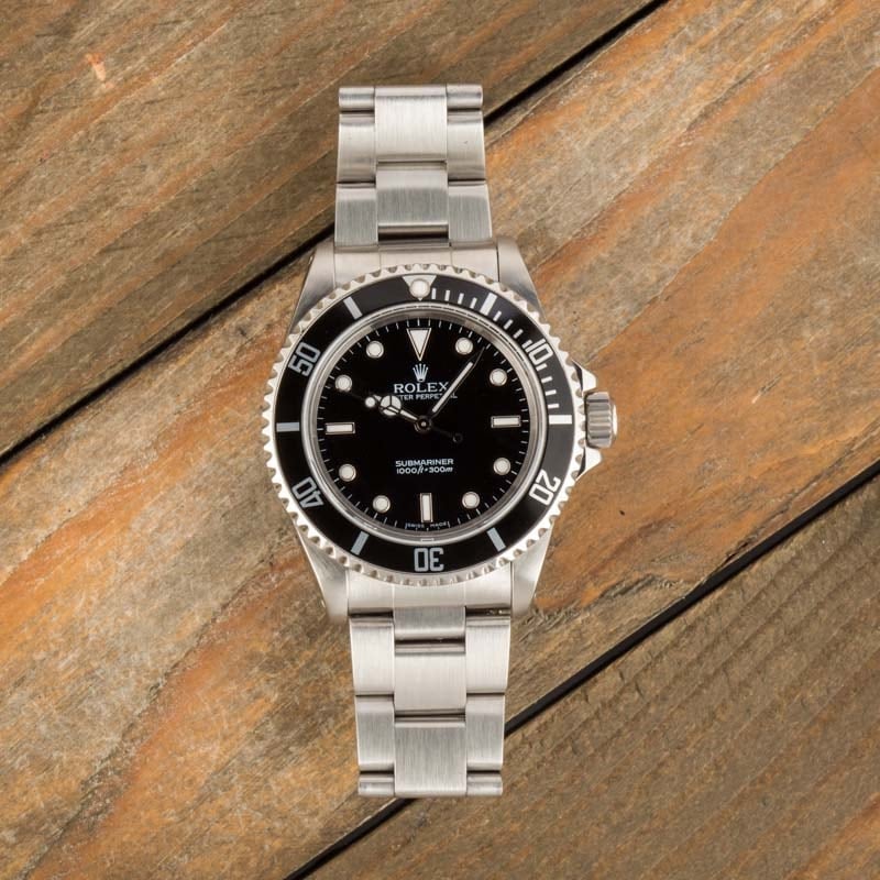 Rolex Submariner 14060 Black Timing Bezel