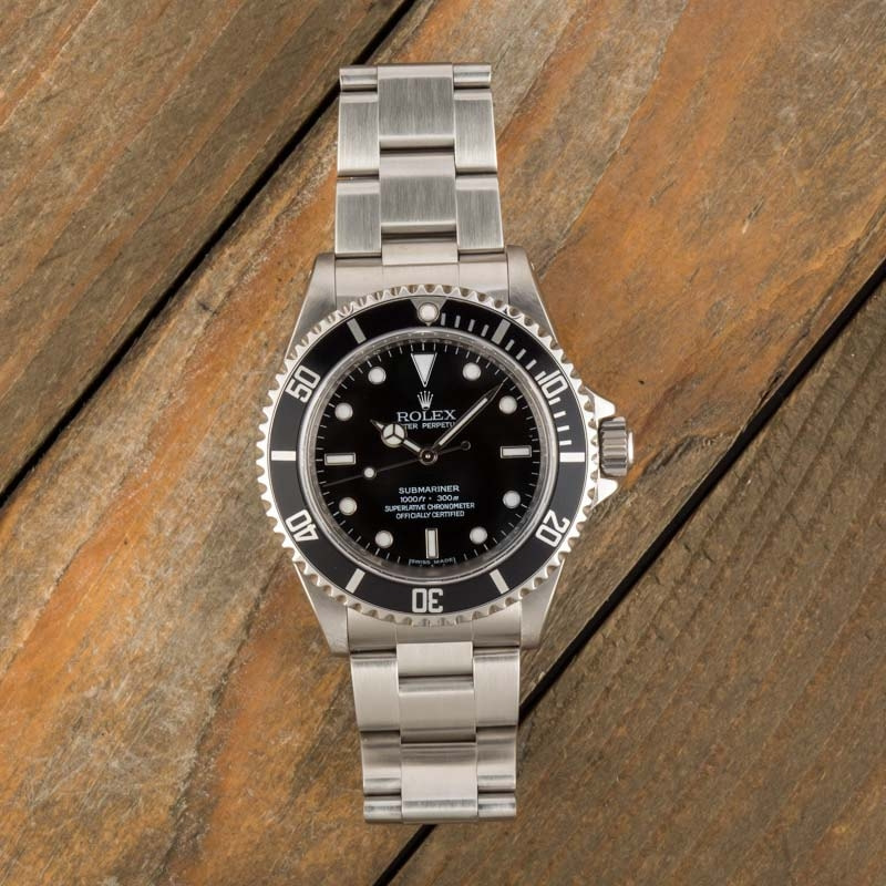 Buy Used Rolex Submariner 14060 Bob s Watches Sku 160183