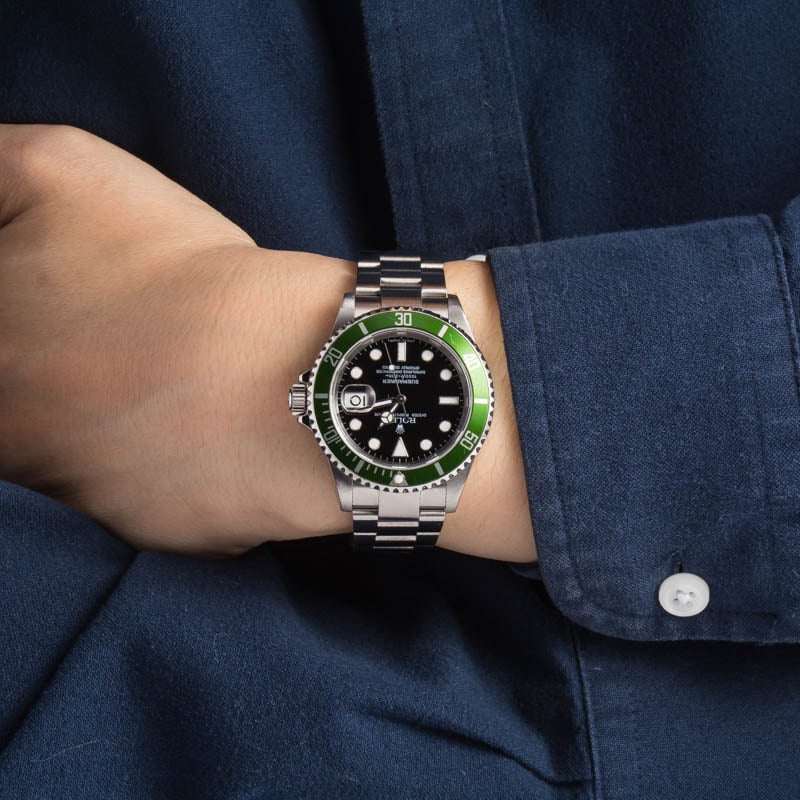 Rolex Submariner 16610V Green