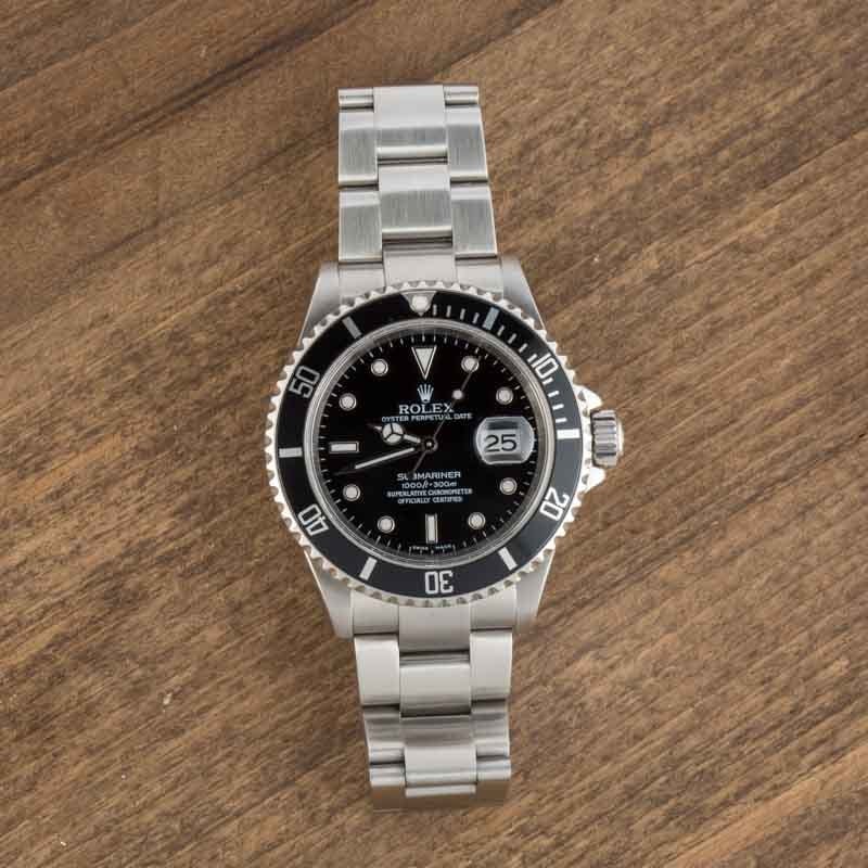 Men's Rolex Submariner Ref 16610T Stainless Steel