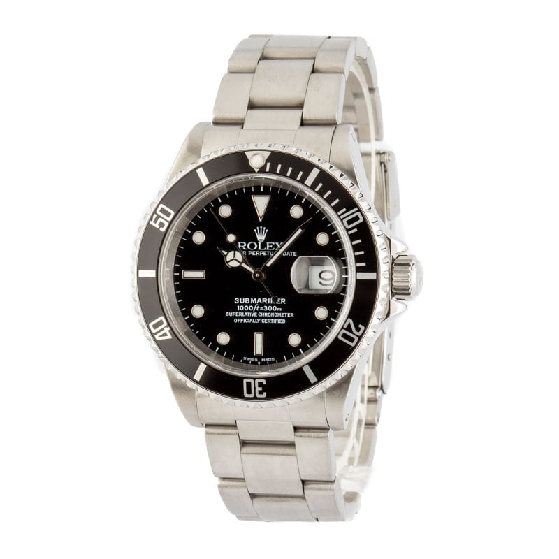 Used Men's Rolex Submariner 16610