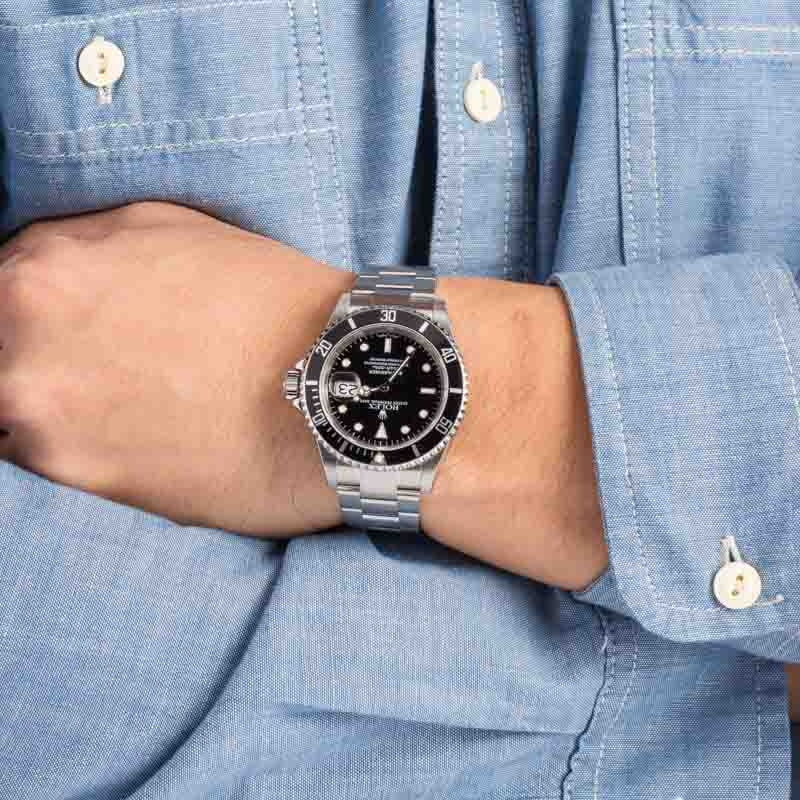 Rolex Submariner Ref 16610T Black Dial