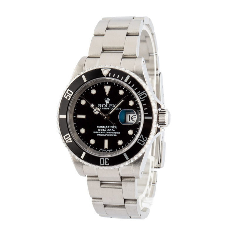 Submariner Rolex 16610 Black