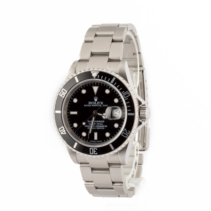 Rolex Submariner Ref 16610T Stainless Steel