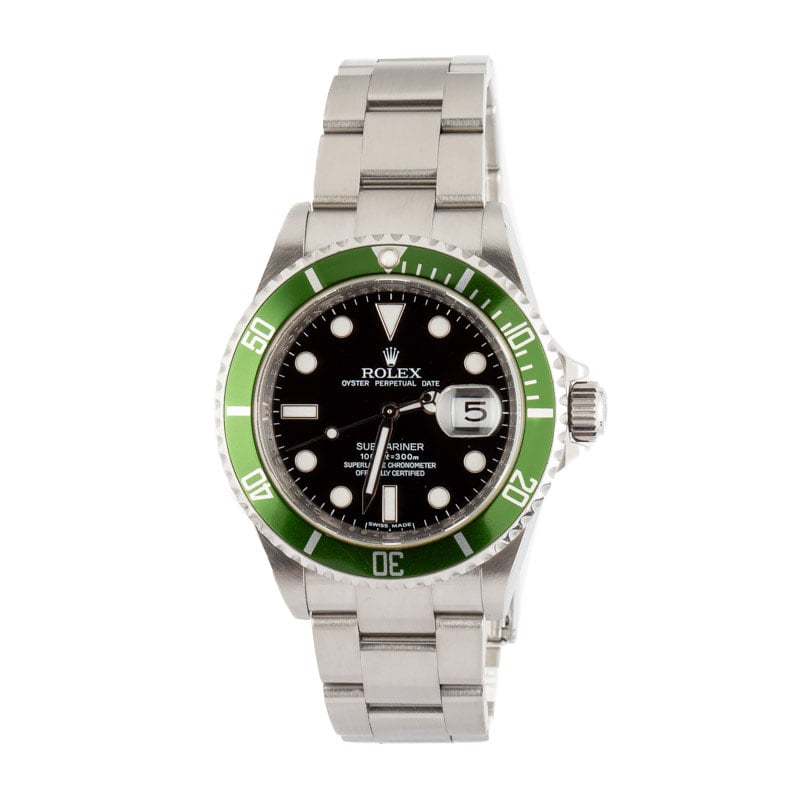 Rolex Submariner 16610LV Stainless Steel Kermit