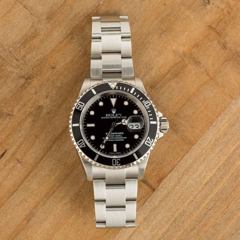 Rolex Submariner Ref 16610T Black Dial