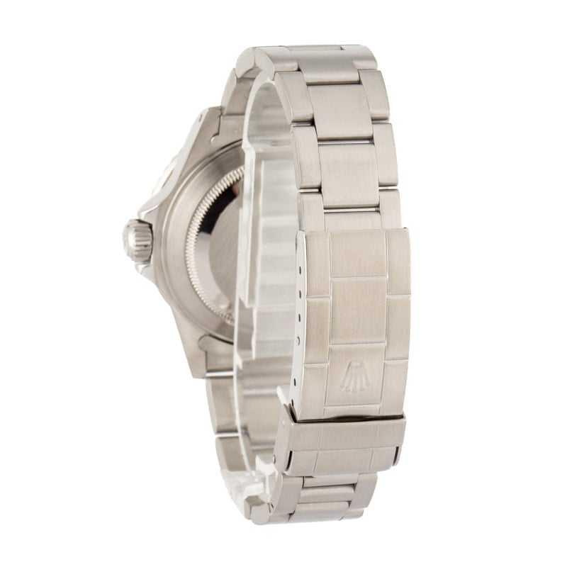 Pre-Owned Black Rolex Submariner 16610 Stainless Steel