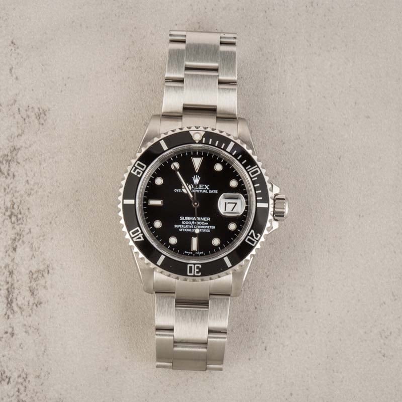 Rolex Submariner 16610 Steel Oyster Bracelet