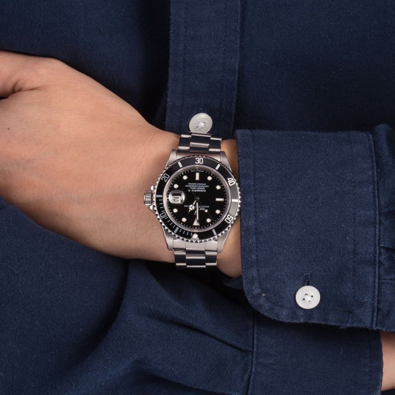 Used Rolex Submariner 16610 Stainless Steel