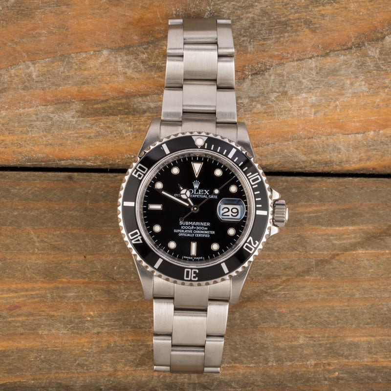 Rolex Submariner 16610T Diver's Timing Bezel