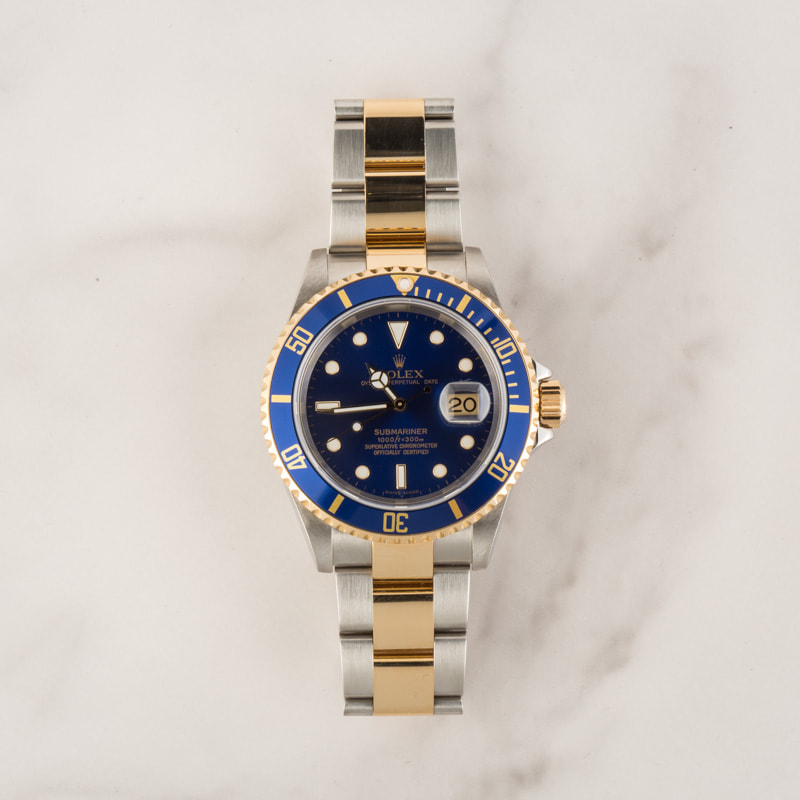 Rolex Submariner 16613T Blue Dial