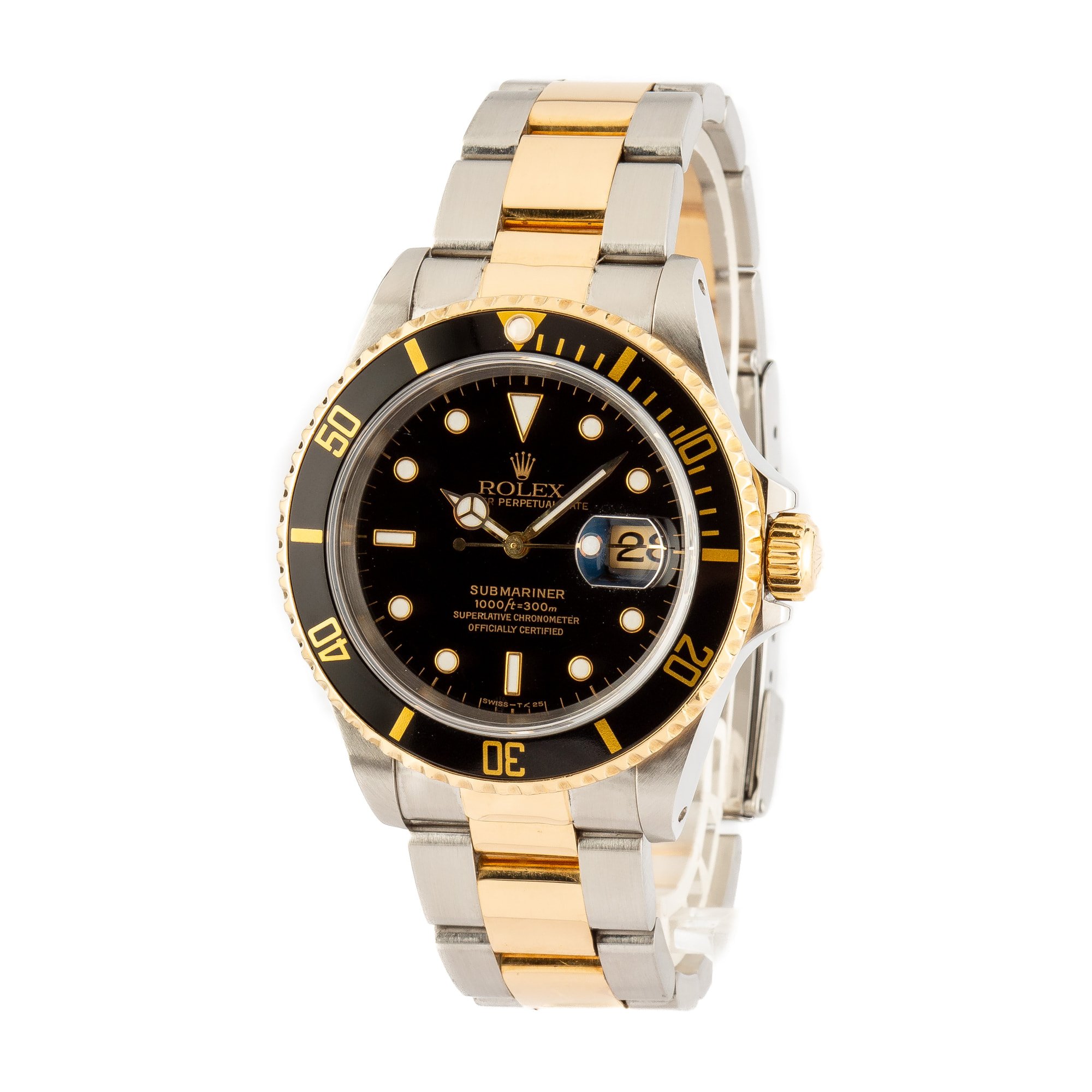 Used Rolex Submariner 16613 Black Dial