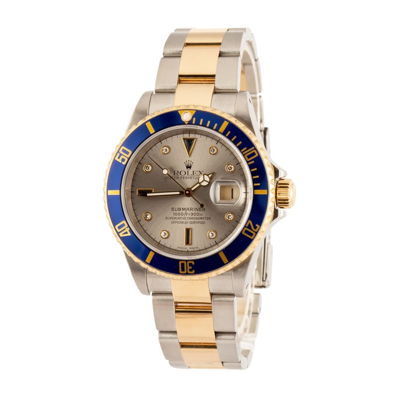 Rolex Submariner 16613 Serti Dial