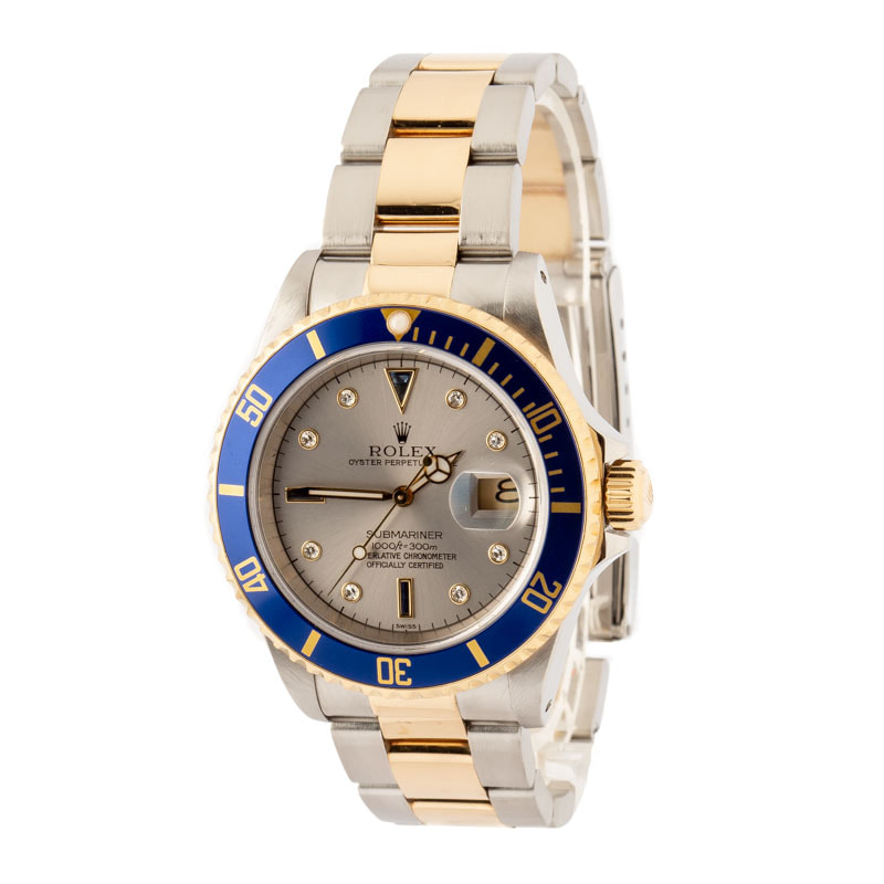 Rolex Submariner 16613 Serti Dial