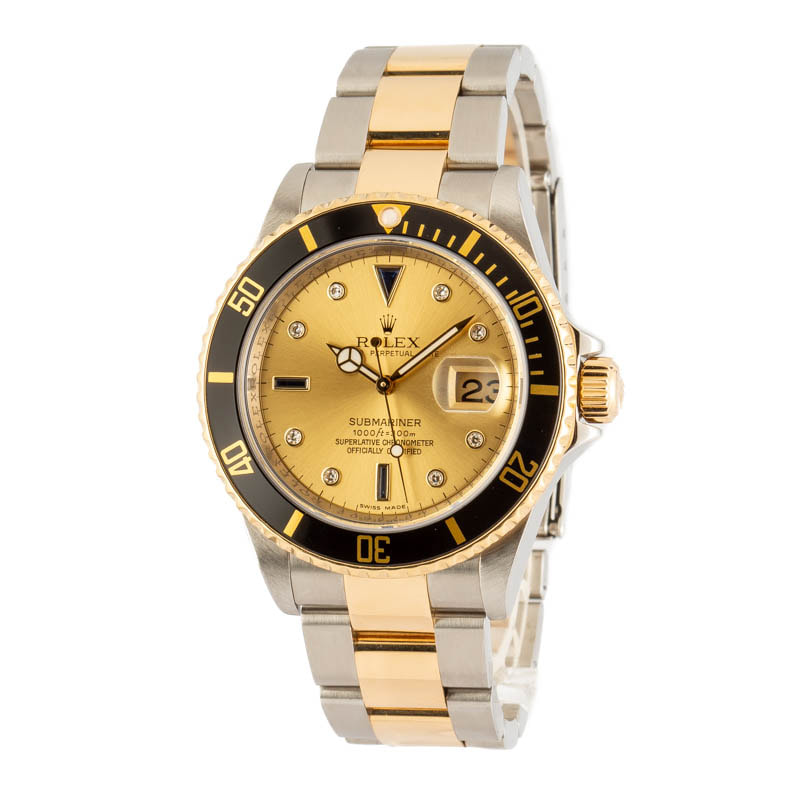 Buy Used Rolex Submariner 16613 Bob s Watches Sku 162187