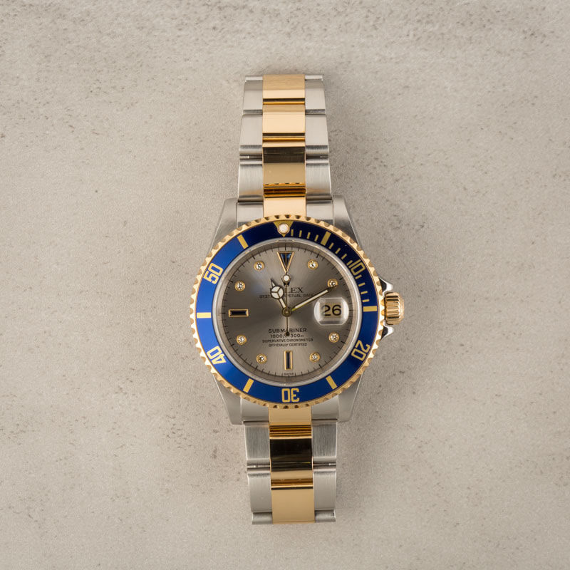 Rolex Submariner 16613T Blue Bezel Two-Tone