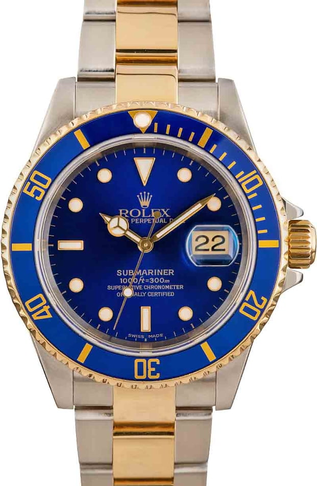 Image of Rolex Submariner 16613 Blue