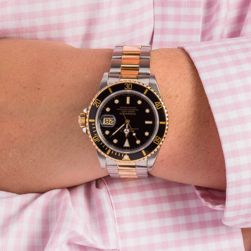 Used Rolex Submariner 16613 Black Dial