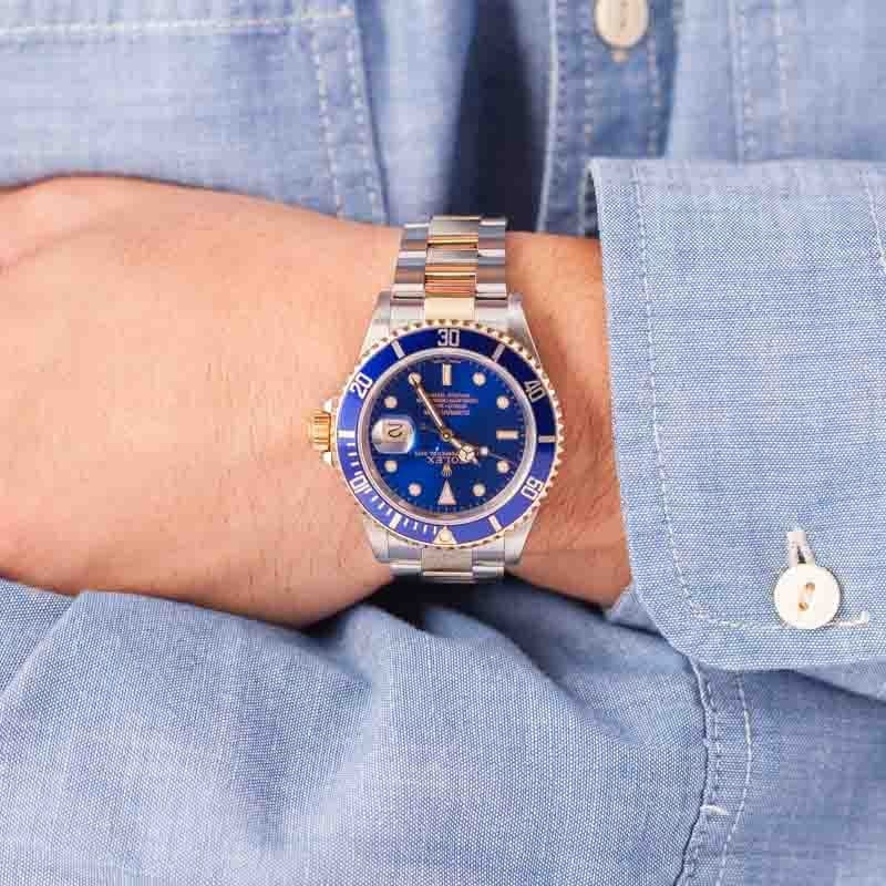 Rolex Submariner Ref 16613T Blue Dial