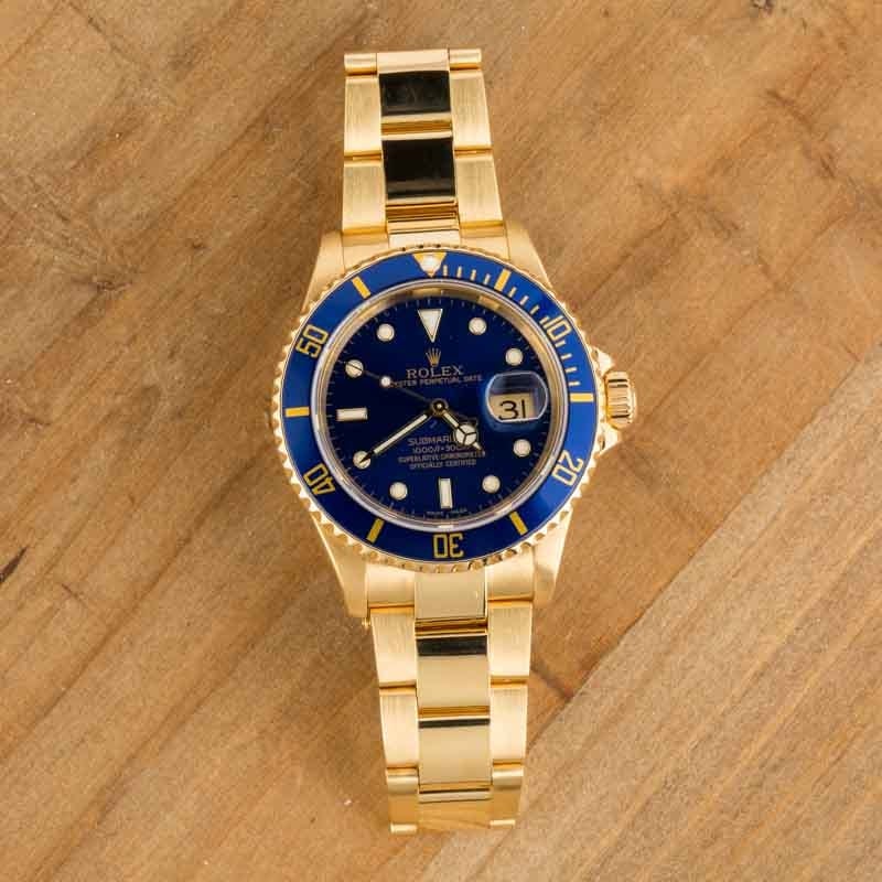 Buy Used Rolex Submariner 16618 | Bob's Watches - Sku: 174830