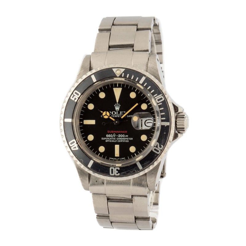 Vintage Rolex Submariner 1680 Red