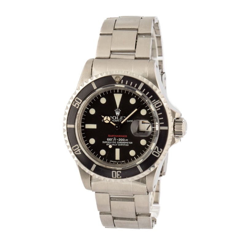 Pre-Owned Rolex Submariner 1680 Red