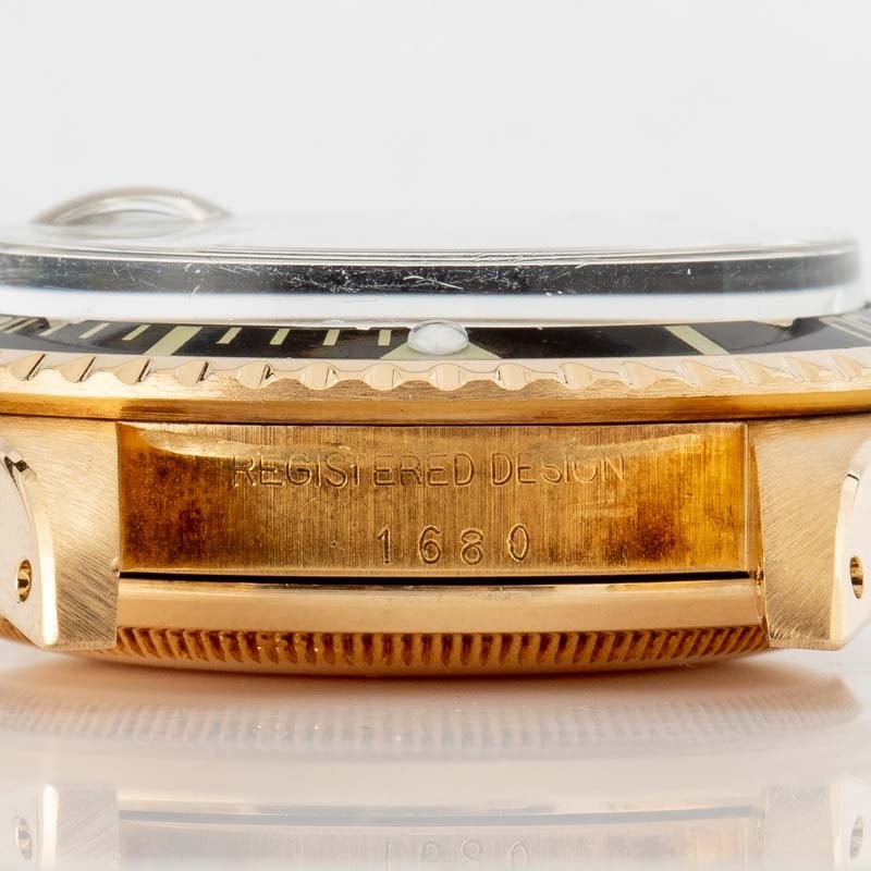 Vintage 1979 Rolex Submariner 1680 Yellow Gold