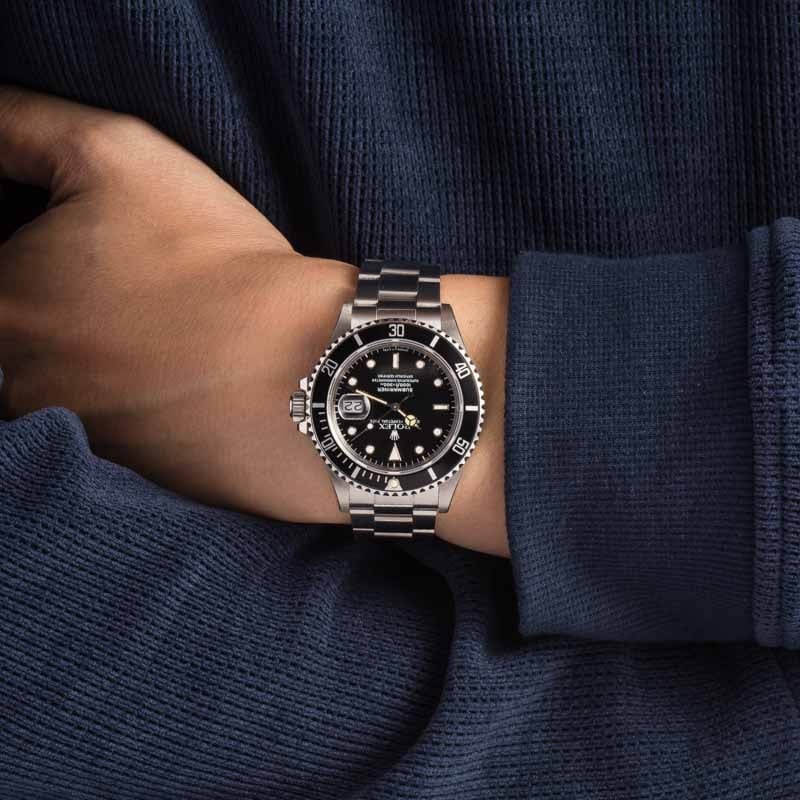 Rolex Submariner Ref 16800 Black Dial Steel Oyster