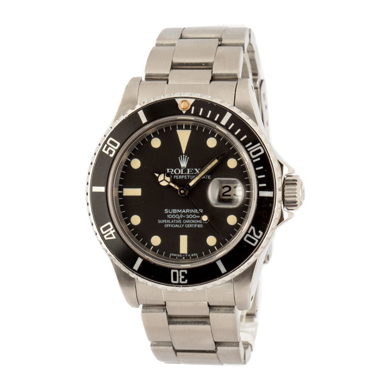 Rolex Submariner 16800 Black Bezel