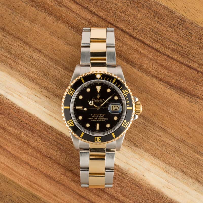 Buy Used Rolex Submariner 16803 Bob s Watches Sku 159854