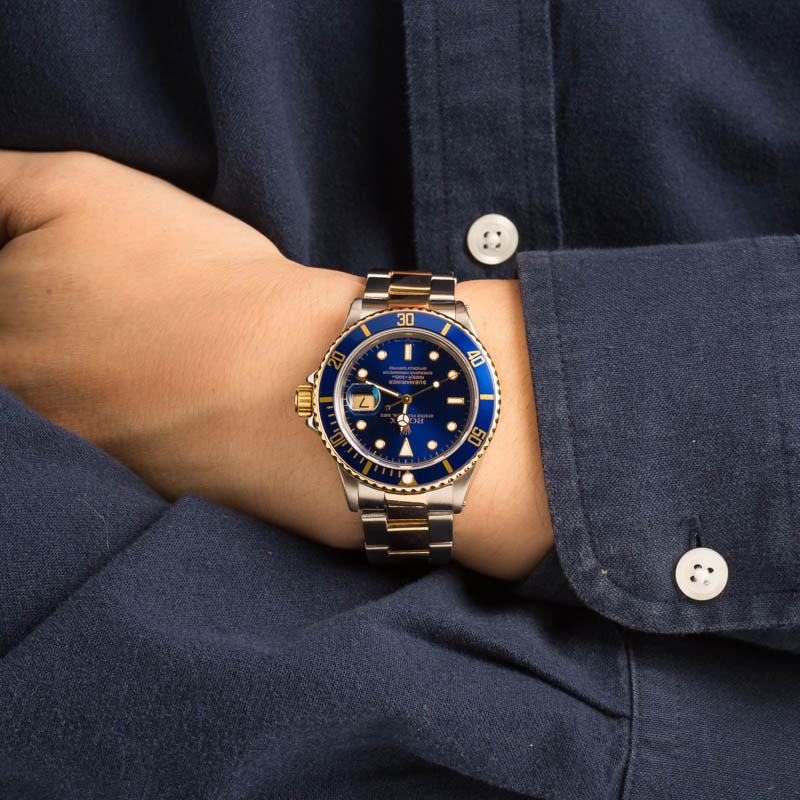 Rolex Submariner 16803 Steel & Gold